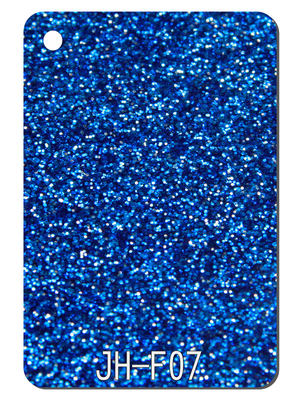 Colorful Blue Glitter Acrylic Sheets Panel Home Christmas Tree Crafts Cutting