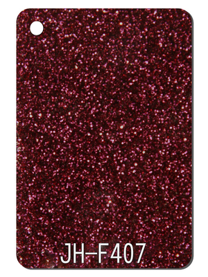 1.2g/cm3 Reddish Brown Glitter Acrylic Sheets Home Gift Box Decor