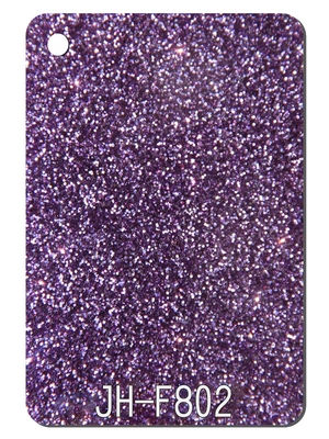 1/8 Inch Purple Glitter Acrylic Sheets Panel Board Household Decor