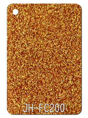 Lightweight Gold Glitter Acrylic Sheets Custom Perspex Board Earrings Decor