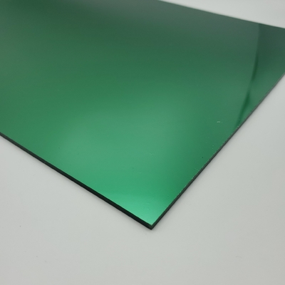 1/8 inch Thickness Green Mirror Acrylic Sheet 1220x2440mm for Decoration
