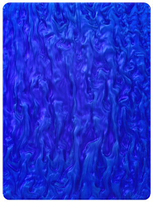 1/8" Royal Blue Marbling Cast Pearl Acrylic Sheets For Art Crafts Decor