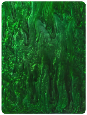 Weather Resistance 1/8" Green Pearl Acrylic Sheets For Home Furniture Decor