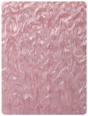 1/8" Thick Pink Pearl Acrylic Sheets 1850x1040mm Impact Resistant