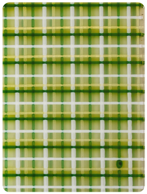 1/8 Inch Green Grid Cast Pearl Acrylic Sheets Board 1.2g/cm3 Density