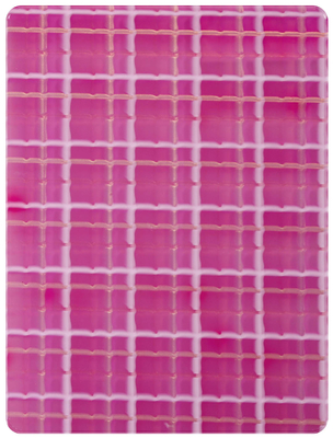 48*96 inch Rose Red Grid Cast Pearl Acrylic Board Colored Cut To Size