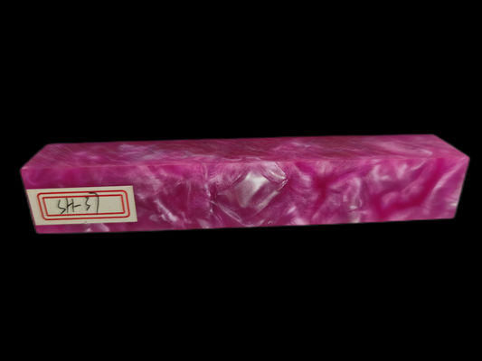 Flower Pattern Color Acrylic Rods Plastic Rod for Led Lighting Advertise Knife Handle