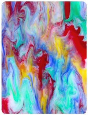 Fashion Oil Painting Pattern Acrylic Sheet 1/8 inch For Decoration