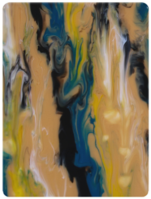 Colorful Oil Painting Acrylic Sheet 1/8 inch For Laser Cutting
