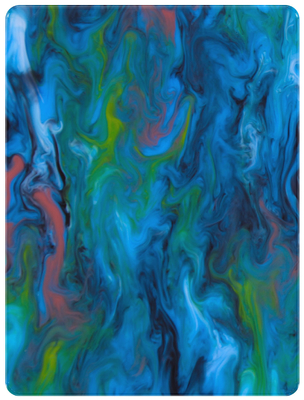 Colorful Flow Oil Painting Acrylic Sheet 1/8 inch For Laser Cutting