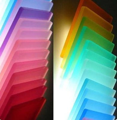 Translucent Color Display Case Plexiglass MMA 4 X 8 Clear Plastic Panels