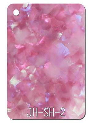 Pink Floral Shell Texture Design Acrylic Sheet Waterproof 48 X 96 Acrylic Sheet