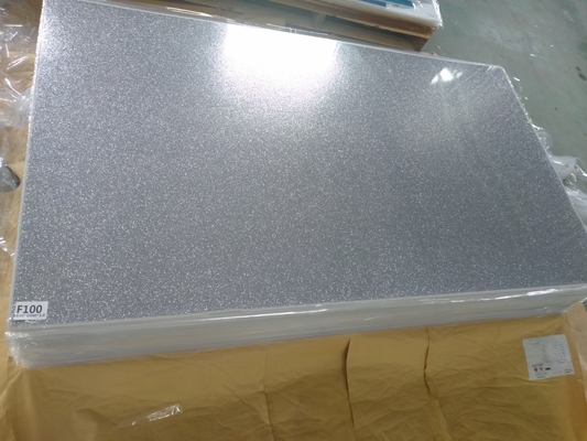 Silver Glitter Acrylic Sheets Vacuum Formed Furniture Decoration