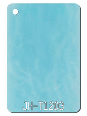 3-10mm Light Blue Stone Texture PMMA Acrylic Plastic Sheet Office Hotel Decor