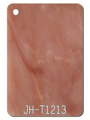 Lightweight Reddish Brown Pattern Acrylic Sheet For Wall Panel