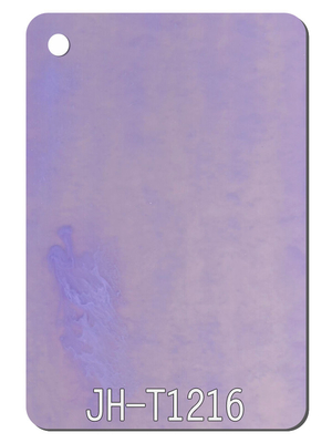Purple Marble Colored Textured Acrylic Sheets 1.2g/cm3 2.5mm Thickness