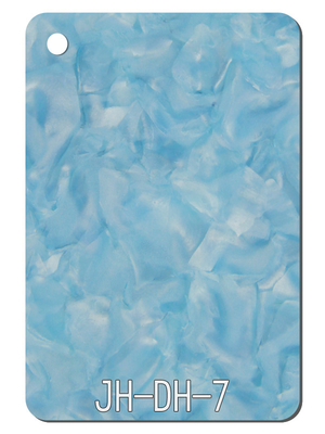 Light Blue Pattern Acrylic Sheet Plastic Panels For Home Hotel Advertising Lamp Cover Decor