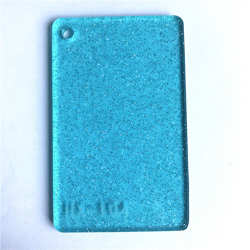 Light Blue Clear Acrylic Glitter 36 X 36 Acrylic Sheet For Kitchens 1