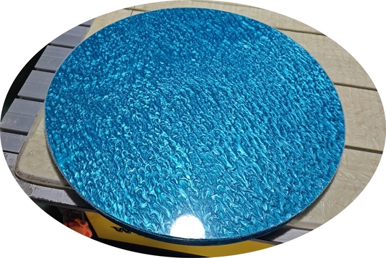 1/8&quot; Acid Blue Marbling Cast Pearl Acrylic Sheets For Home Decor Handcraft