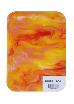 Color Mirror Marble Pattern Acrylic Sheet 1220*2440mm For Decoration Colorful Acrylic Sheet