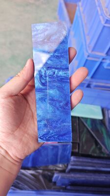Custom Acrylic Knife Handle Material Thick Pearlescent Marbled Acrylic Sheet Blanks for Kitchen Knife Outdoor Knife Handle Scale