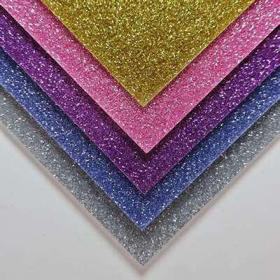1220x 2440mm High Glossy Glitter Acrylic Sheets 3mm Laser Cut