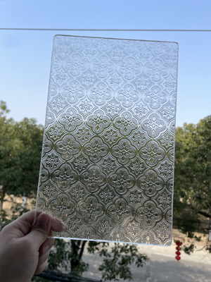 Acrylic Sheet with Clear Wave Stripe Shapes Wall Texture Embossed Decorative Acrylic Panels for Custom Cutting