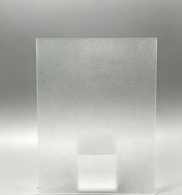 Customized Prisma Small Grid Texture Acrylic Panel Sheet PMMA Material With Cutting Processing Service