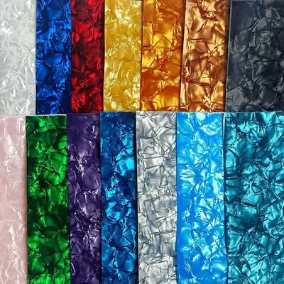 Colorful Pearloid Mother Of Pearl Celluloid Sheet Accordion Instrument Decor