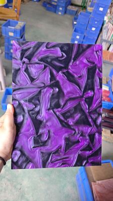 Custom Acrylic Knife Handle Material Thick Marbled Acrylic Sheet Blanks for Kitchen Knife Outdoor Knife Handle Scale