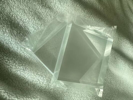 Solid Clear Acrylic Display UV Printed Logo Block 30mm Thickness Home Decoration