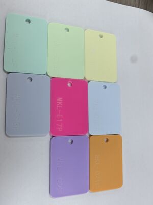 Soft Pastel Color Acrylic Board Light Pastel Acrylic for Cake Topper Earring Decor