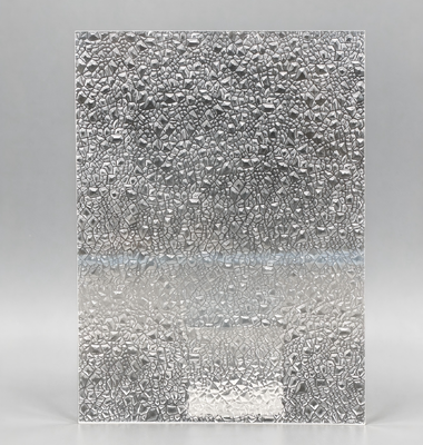 Transparent Diamond Embossed Acrylic Sheet Light Diffusion Decorative Acrylic with Custom Processing