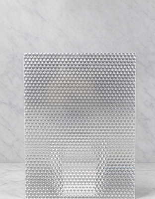 Middle Tree Bark Texture Acrylic Sheet Clear Embossed PMMA Plexiglass Panel For Backlit Partition