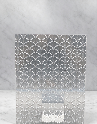 Middle Tree Bark Texture Acrylic Sheet Clear Embossed PMMA Plexiglass Panel For Backlit Partition