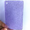 Purple 4x8 Glitter Acrylic Sheets SGS Transparent Plastic Board