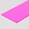 Fluorescent Pink Translucent Acrylic Sheets 4x8 Inch Plexiglass For Advertising
